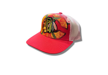 Kšiltovka Chicago Blackhawks Print