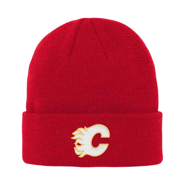 Dětská Zimní Čepice Calgary Flames Cuffed Knit