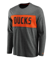 Tričko Anaheim Ducks Iconic Back to Basics LS