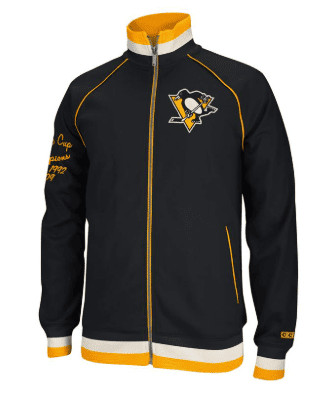 Mikina CCM Track Jacket Pittsburgh Penguins