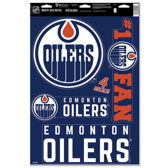 Samolepka Edmonton Oilers WinCraft NHL 11x17