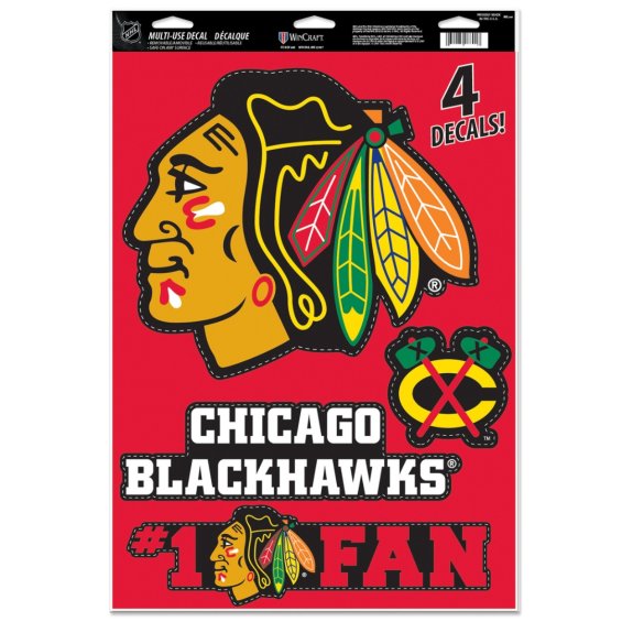Samolepka Chicago Blackhawks NHL Wincraft