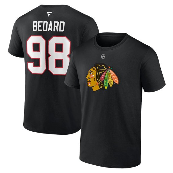 Tričko Chicago Blackhawks  #98 Connor Bedard
