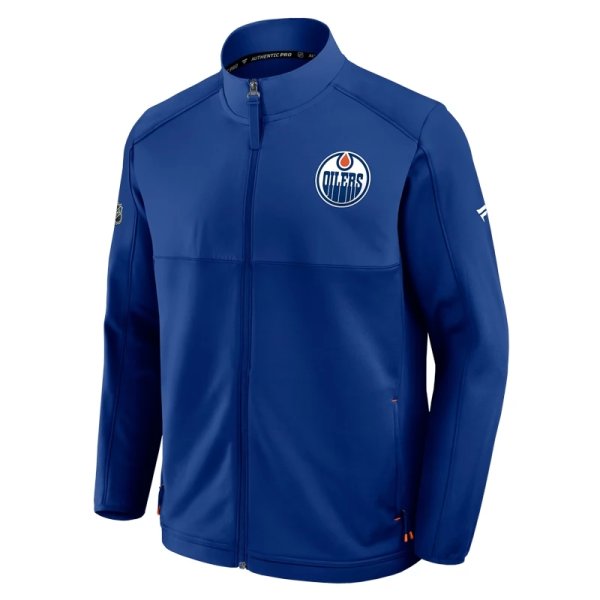 Mikina Edmonton Oilers Authentic Pro Rink Poly Fleece FZ