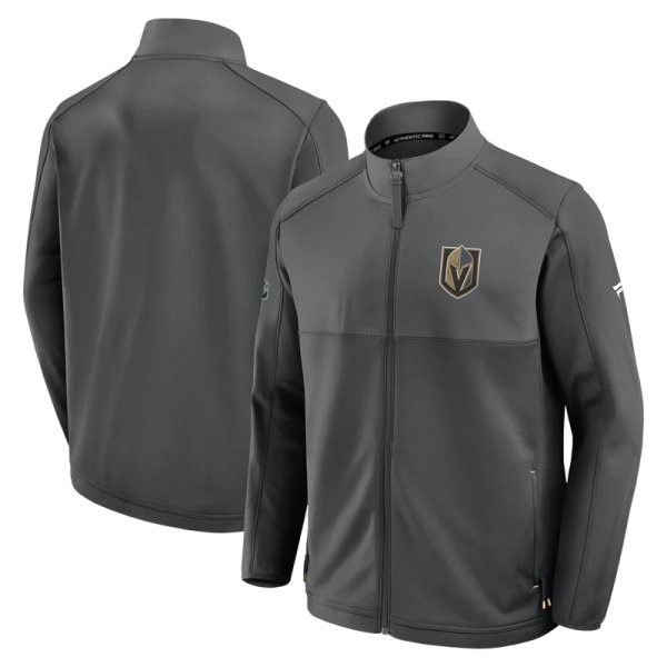 Mikina Vegas Golden Knights Authentic Pro Rink Poly Fleece FZ